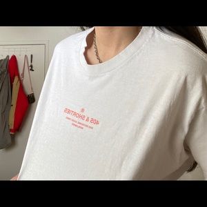 40’s and Shorties men’s white tshirt